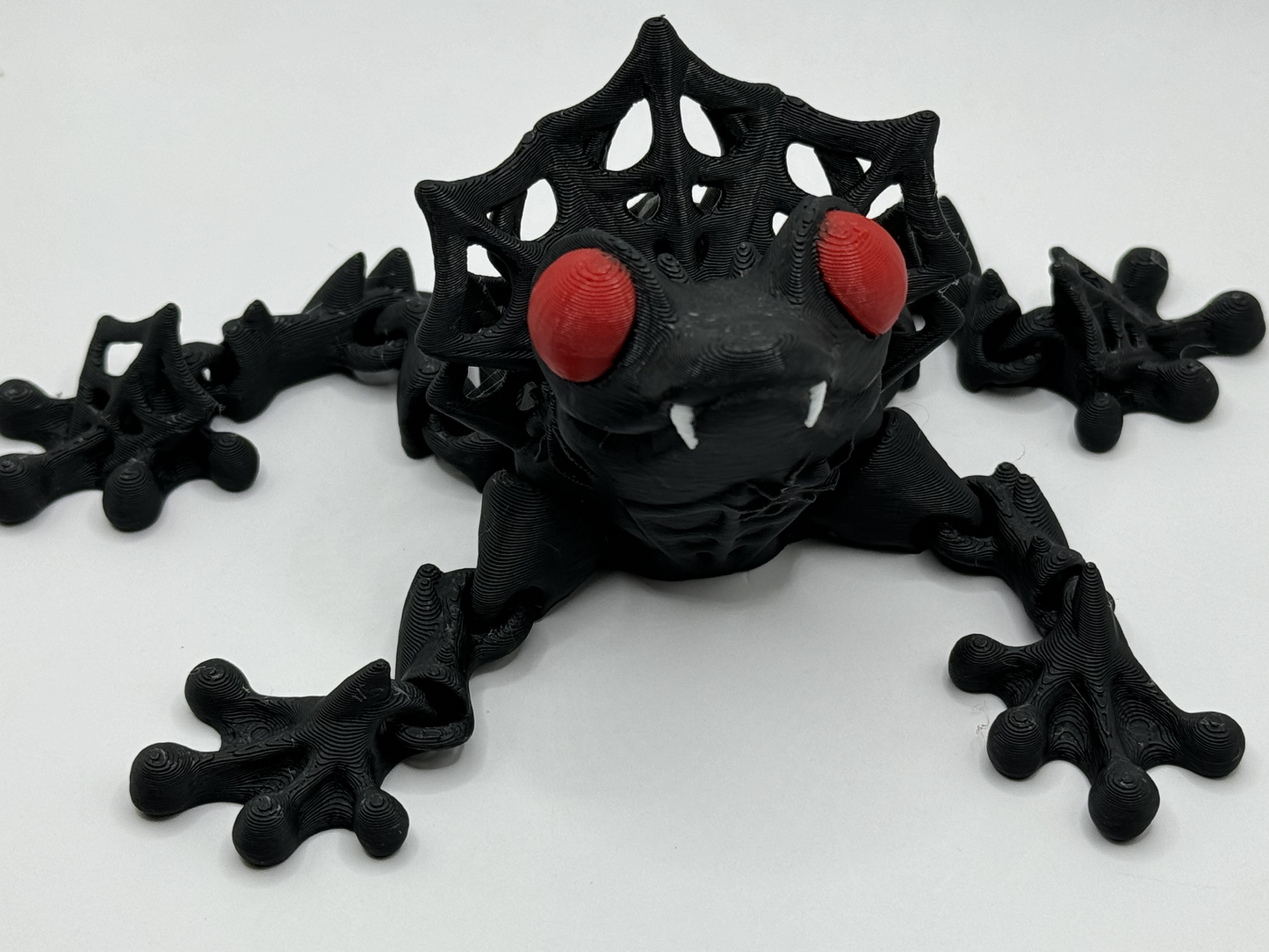 Count Frogula Articulating Halloween Vampire Frog, Halloween Décor, Fidget Toy