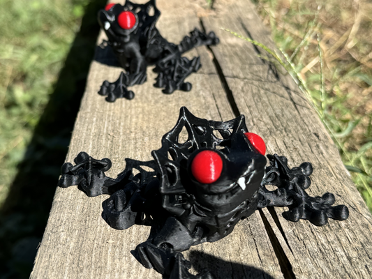 Count Frogula Articulating Halloween Vampire Frog, Halloween Décor, Fidget Toy