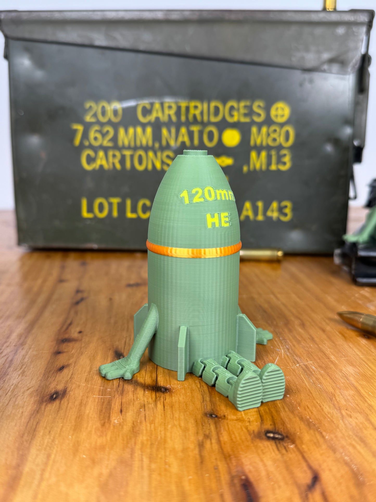 120mm Mortar Shell Buddy