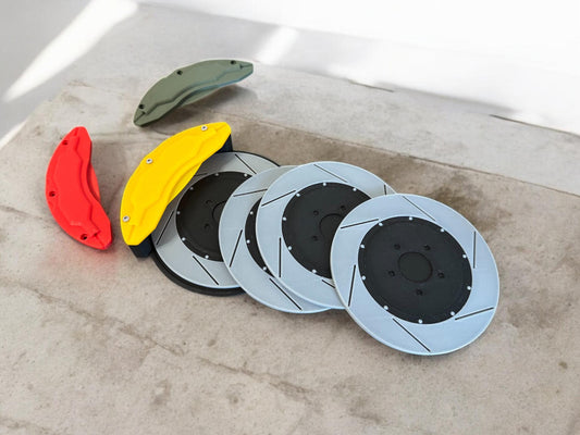 Brake Rotor & Caliper Coaster Set