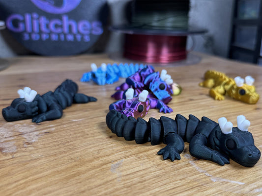 Zou Dragon – Articulated Dragon Toy | Fantasy Fidget Dragon Gift | Poseable Dragon Figure for Desk or Shelf