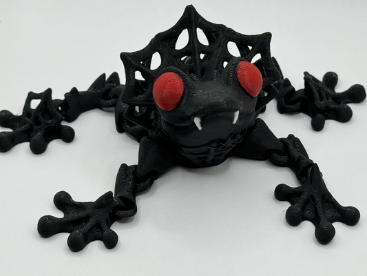 Count Frogula Articulating Halloween Vampire Frog, Halloween Décor, Fidget Toy