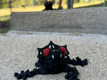 Count Frogula Articulating Halloween Vampire Frog, Halloween Décor, Fidget Toy