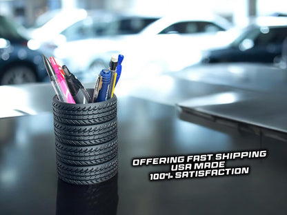 Tire Stack Pen Holder