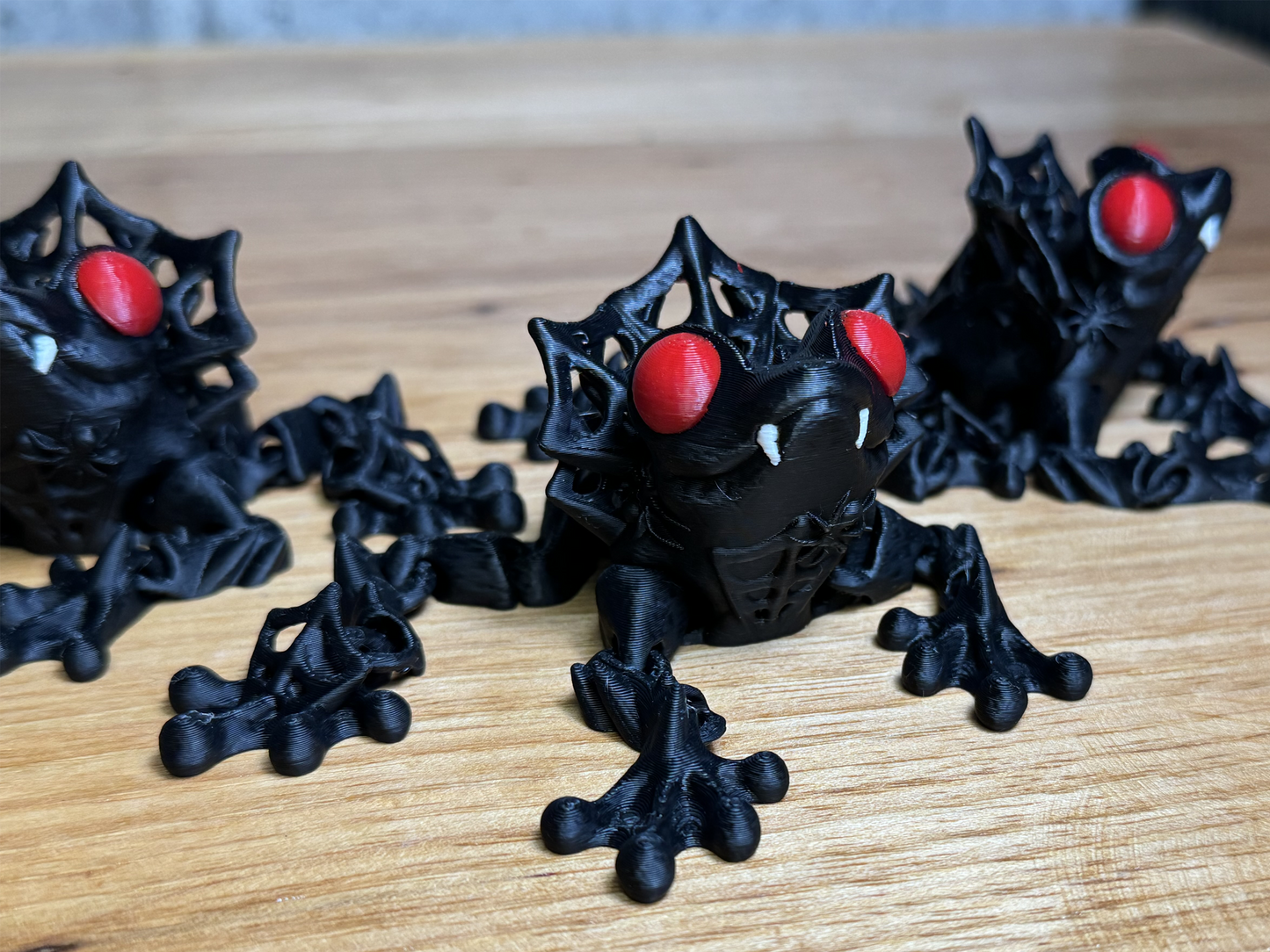Count Frogula Articulating Halloween Vampire Frog, Halloween Décor, Fidget Toy