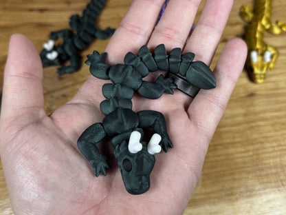 Zou Dragon – Articulated Dragon Toy | Fantasy Fidget Dragon Gift | Poseable Dragon Figure for Desk or Shelf