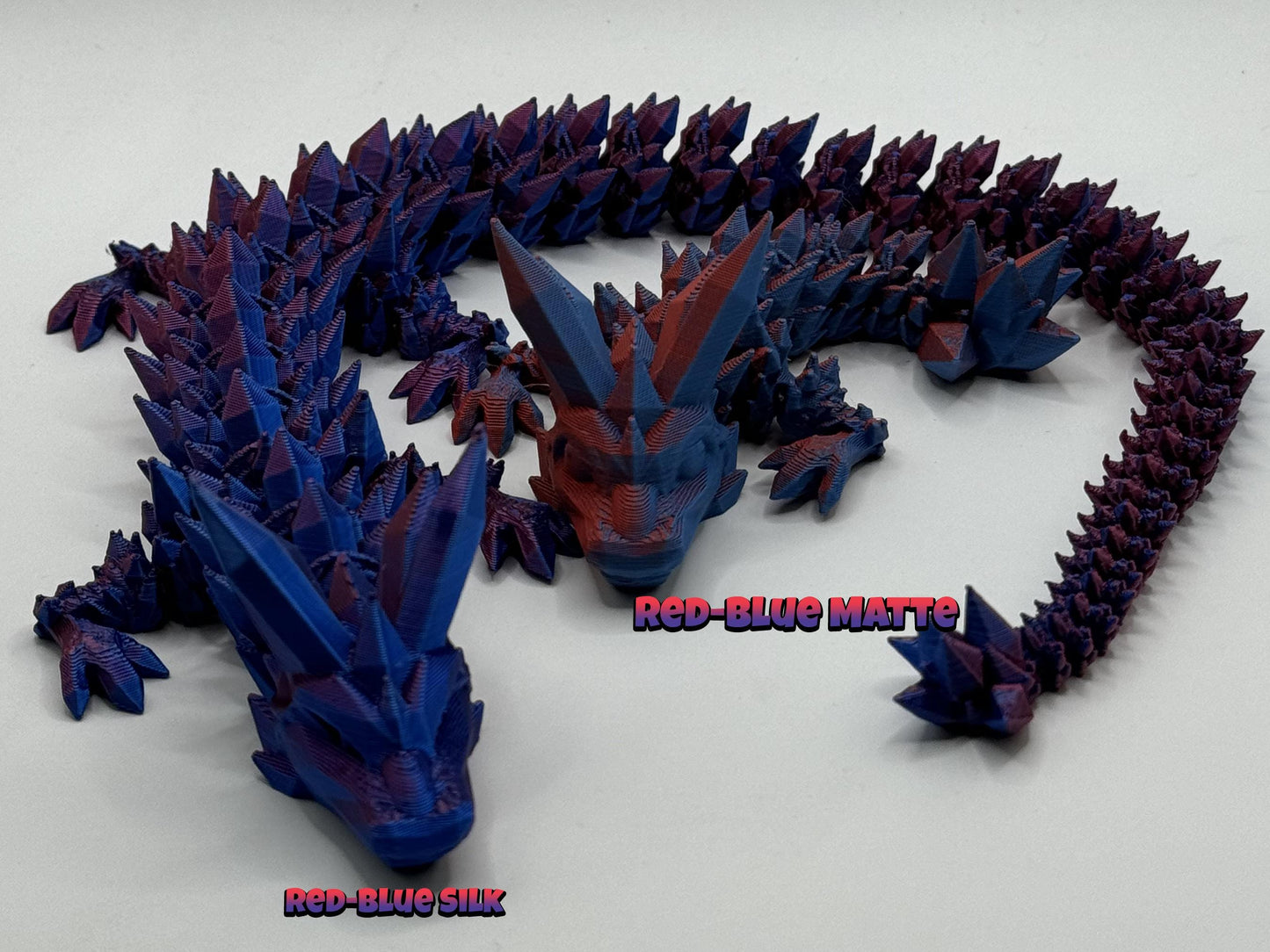 Crystal Dragon  Articulated Toy | Egg Available | Fidget Toy | Desk Toy|