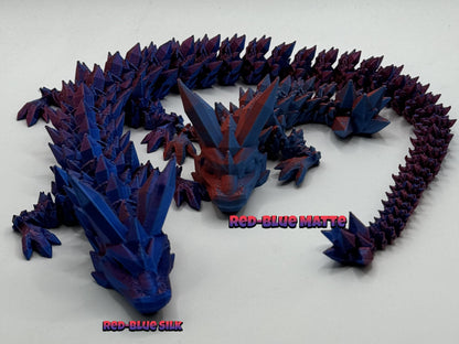 Crystal Dragon  Articulated Toy | Egg Available | Fidget Toy | Desk Toy|