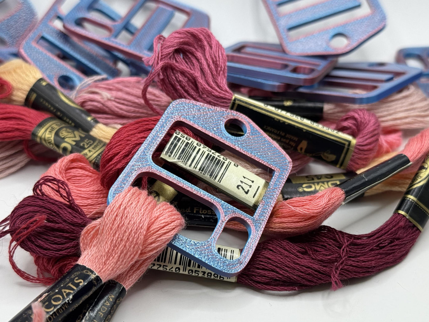 Cross Stitch Floss Drops – Thread Organizers for Cross-Stitch & Embroidery 3D printed Perfect fit DMC without taping