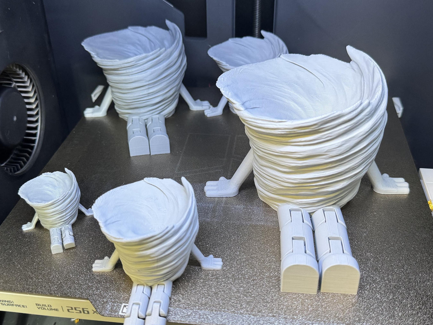 Tornado Buddy – Articulating Flexi Storm Figure with Arms & Legs – EF1 to EF5 Twister Collectible 3D Printed – Fun Desk Toy Gift