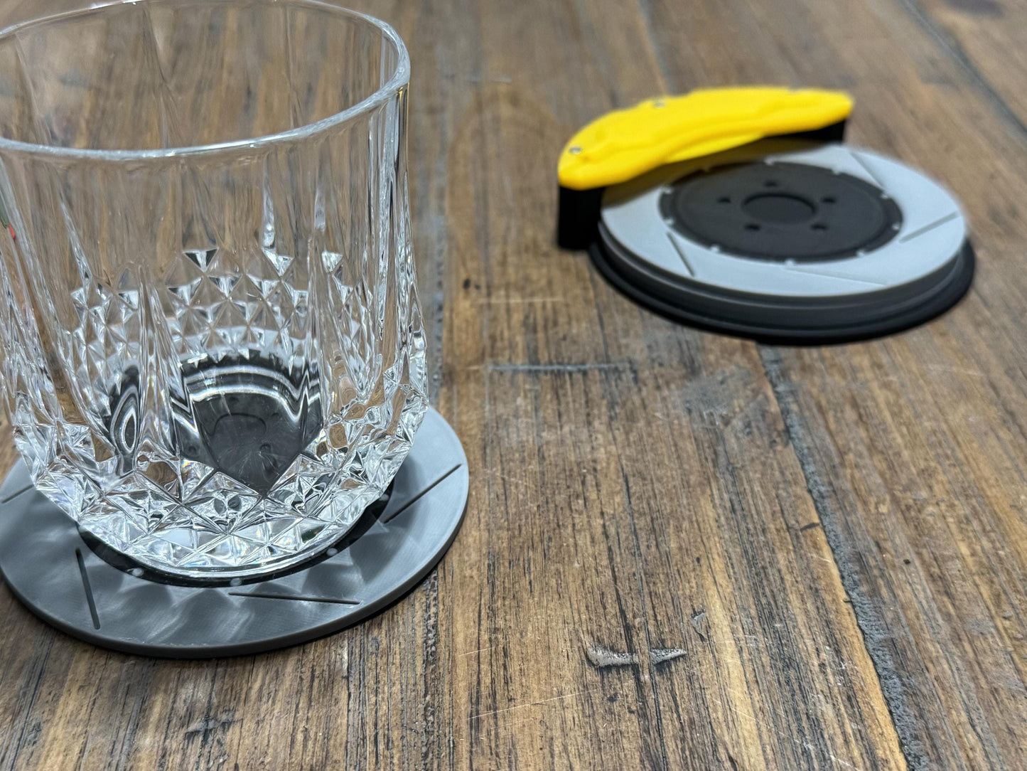 Brake Rotor & Caliper Coaster Set