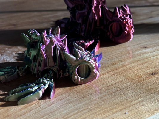Spooky Halloween Articulating Skull Turtle, Halloween Décor, Fidget Toy