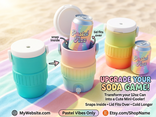 Can Cooler, Can Koozie for 12oz Cans, Insulated Drink Holder