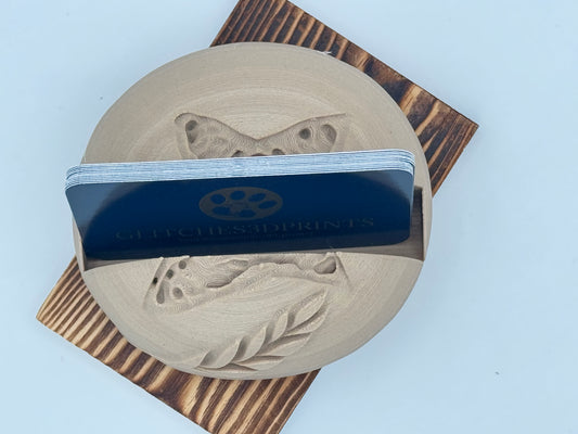 Sourdough Loaf Business Card Holder | Artisan Bread Display Stand, Cottagecore Decor