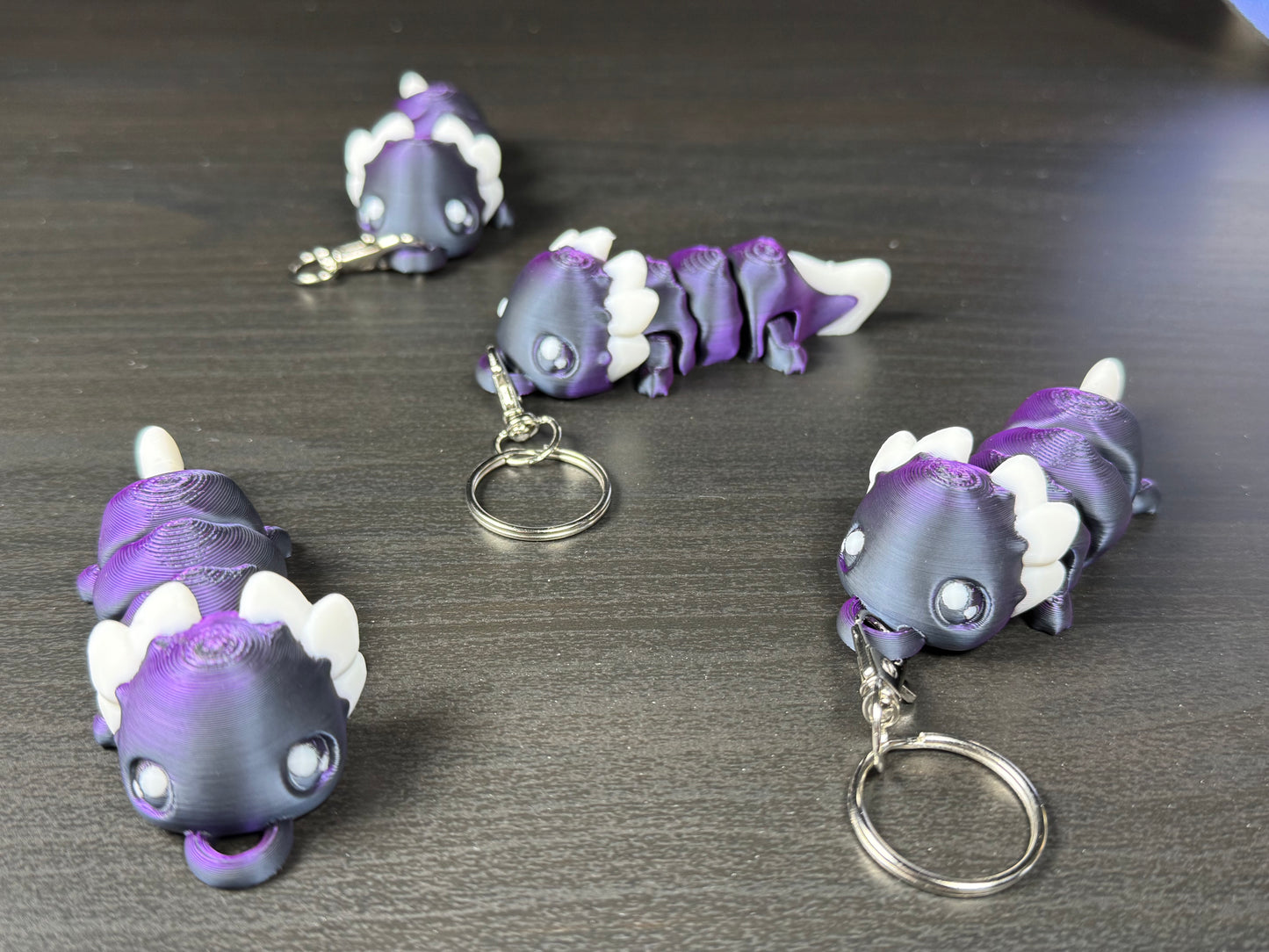 Fidget Axolotl Keychain – Articulated Amphibian for Your Pocket, Wiggly, Cute, and Fully Articulating!