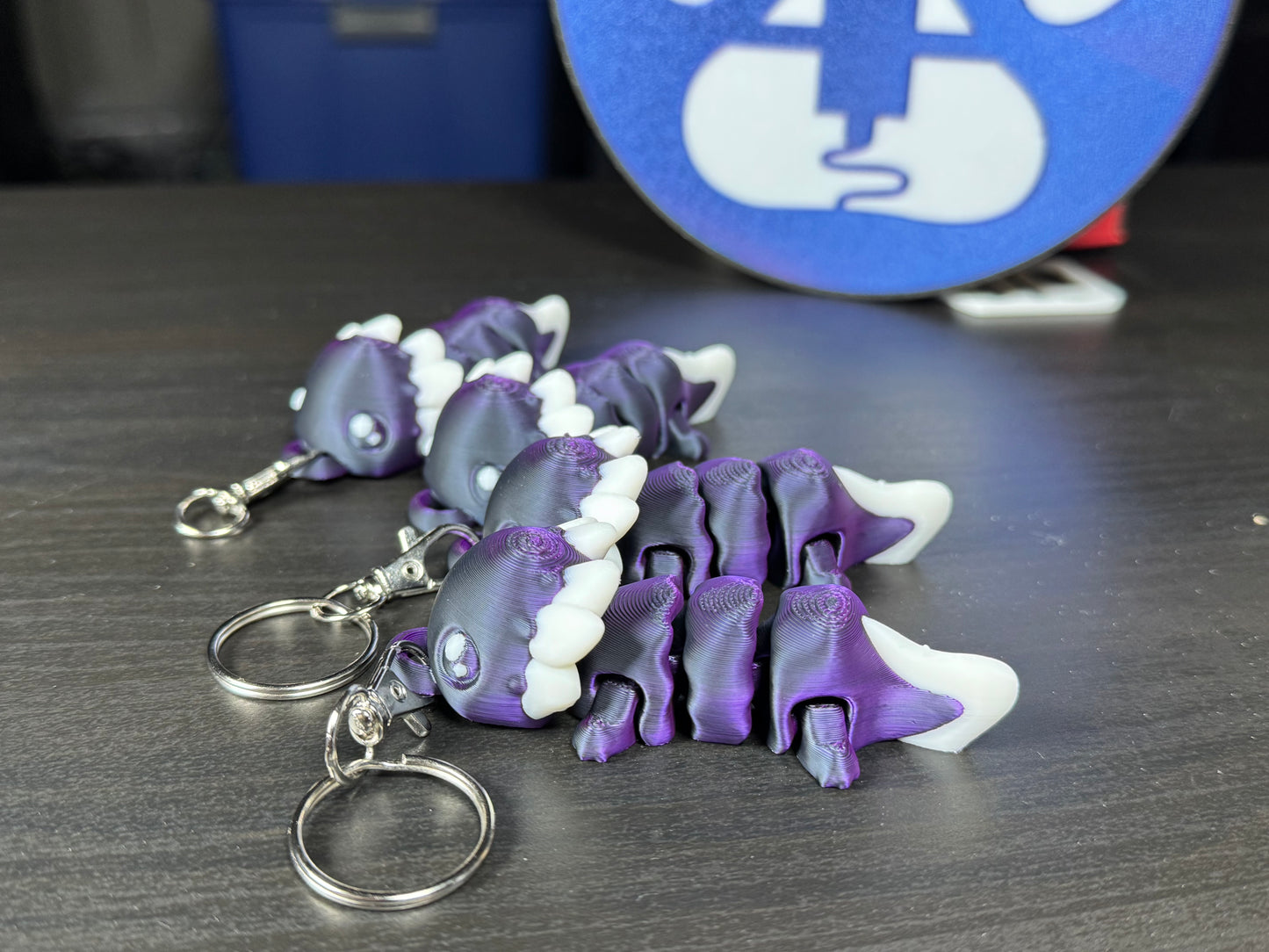 Fidget Axolotl Keychain – Articulated Amphibian for Your Pocket, Wiggly, Cute, and Fully Articulating!