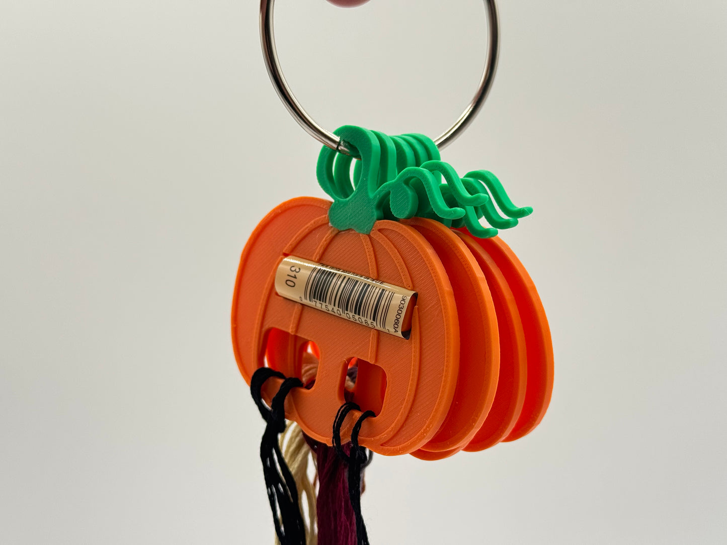 Pumpkin Floss Drops, DMC Floss Holder Perfect fit DMC without taping or cutting