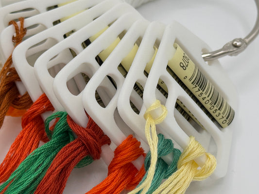 Cross Stitch Floss Drops – Thread Organizers for Cross-Stitch & Embroidery 3D printed Perfect fit DMC without taping