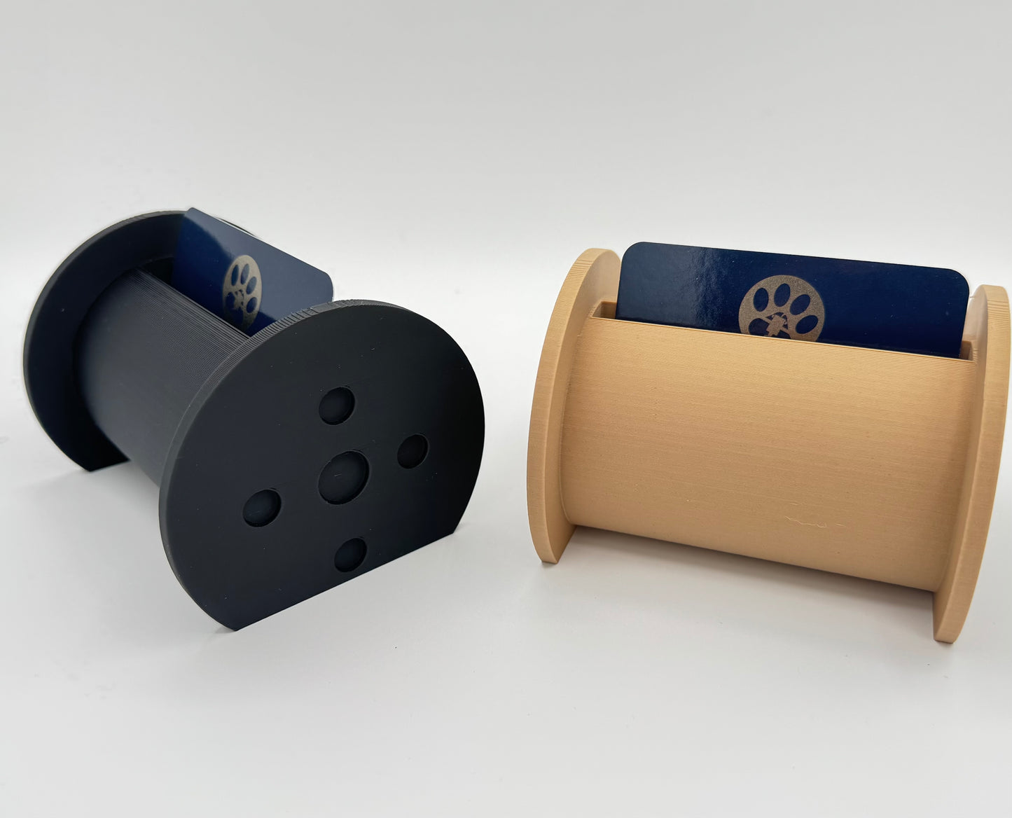 Construction Cable Spool Business Card Holder