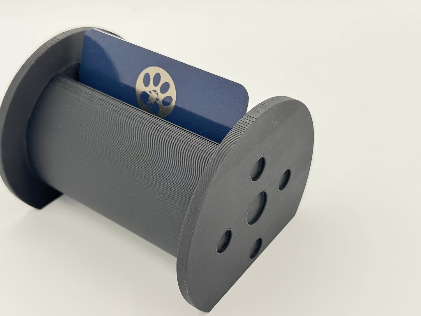 Construction Cable Spool Business Card Holder