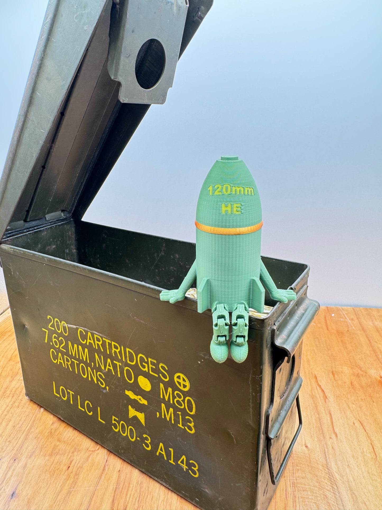 120mm Mortar Shell Buddy