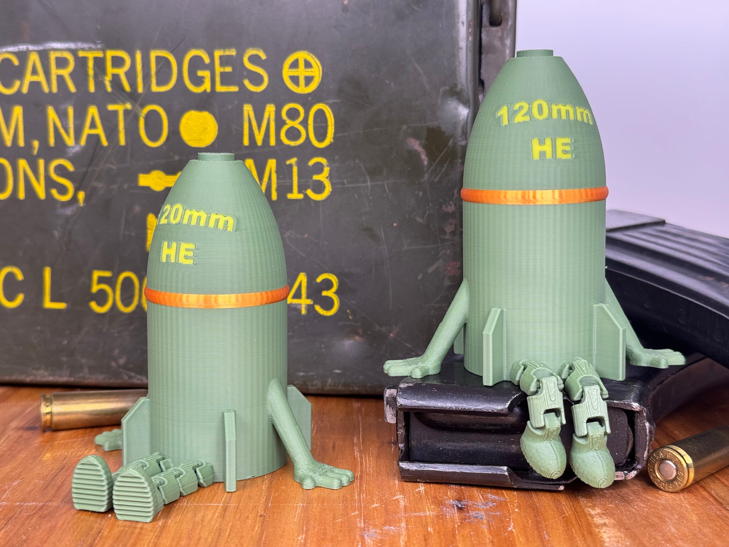 120mm Mortar Shell Buddy