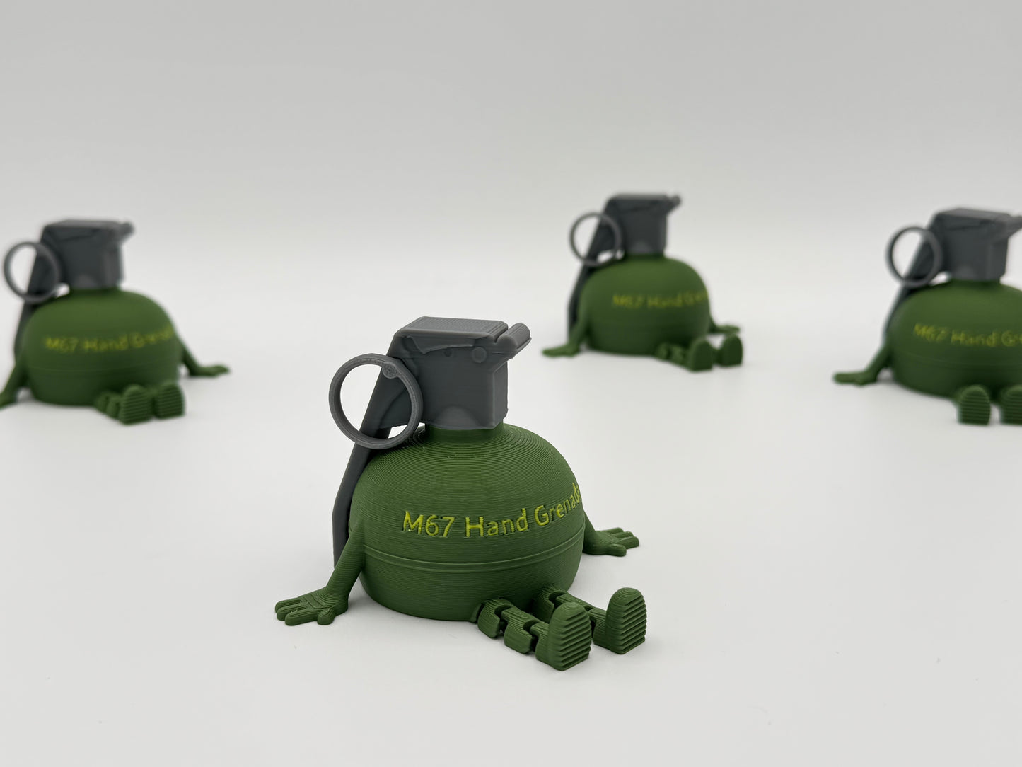 M67 Grenade Buddy with pullable pin