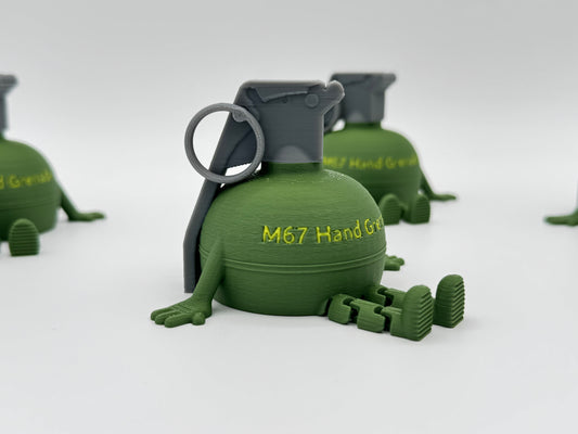 M67 Grenade Buddy with pullable pin