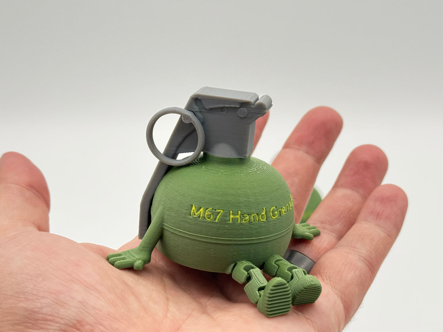 M67 Grenade Buddy with pullable pin