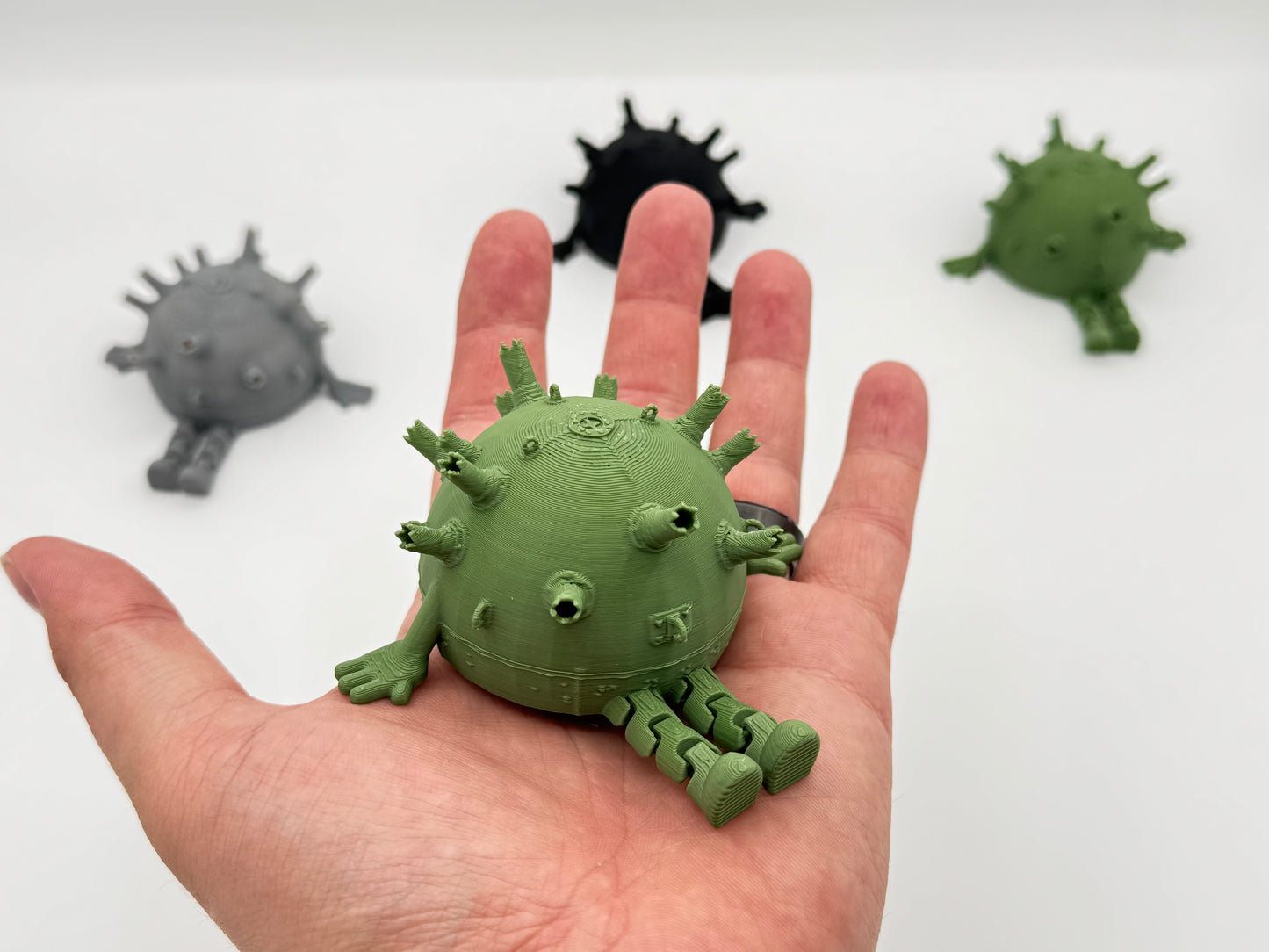 Sea Mine Buddy 3D Printed Naval Desk Toy