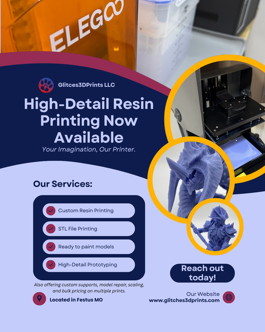 Custom Resin Printing