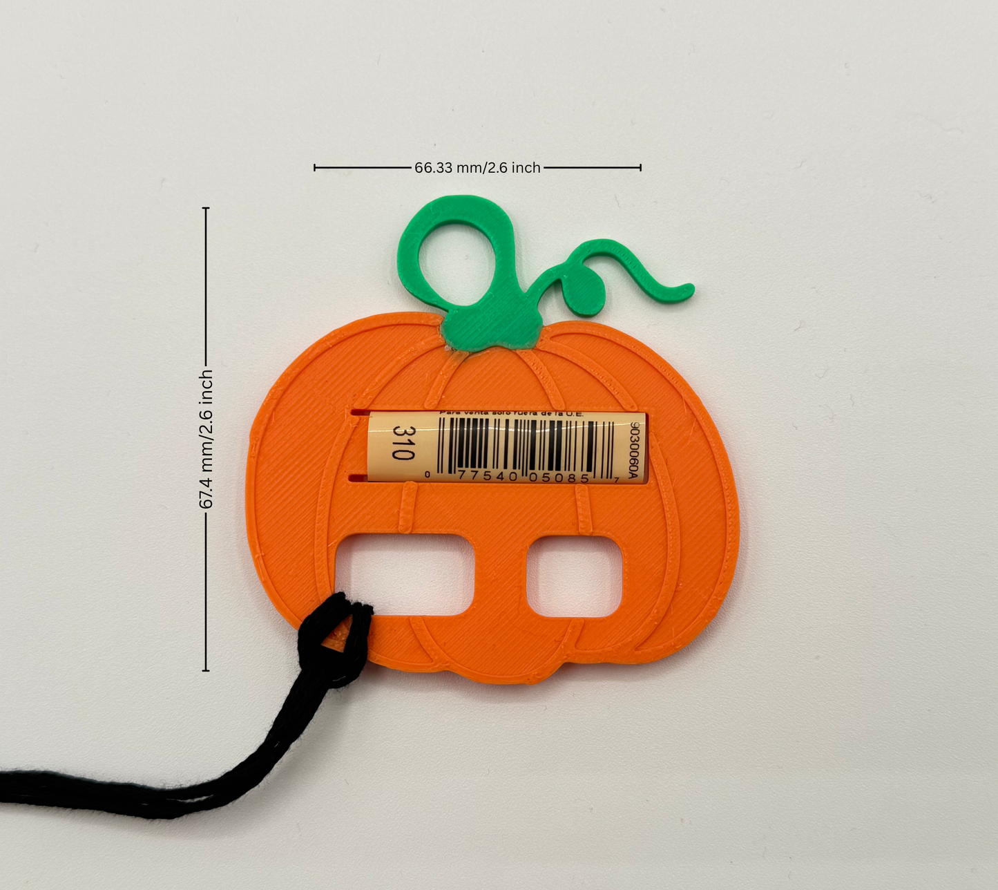 Pumpkin Floss Drops, DMC Floss Holder Perfect fit DMC without taping or cutting
