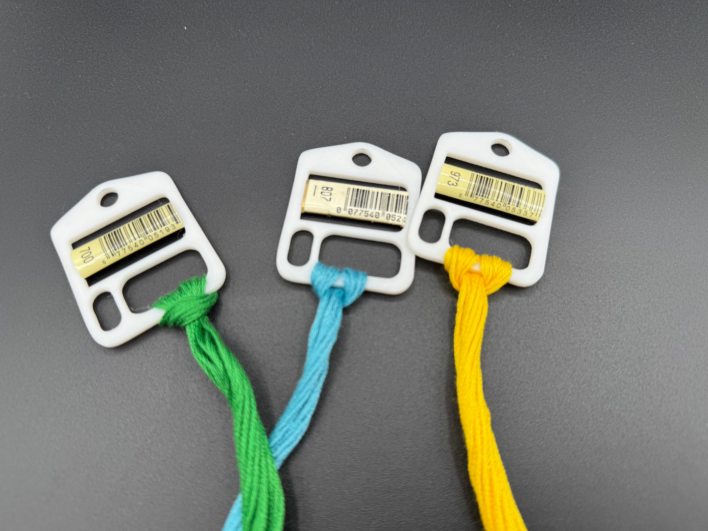 Cross Stitch Floss Drops – Thread Organizers for Cross-Stitch & Embroidery 3D printed Perfect fit DMC without taping