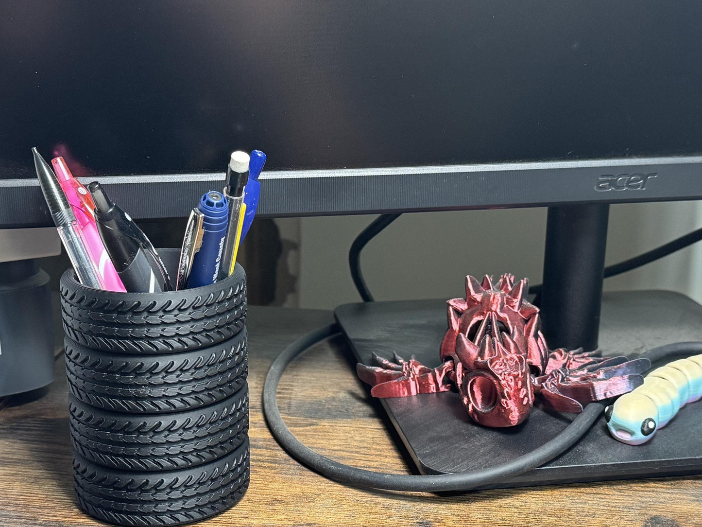 Tire Stack Pen Holder