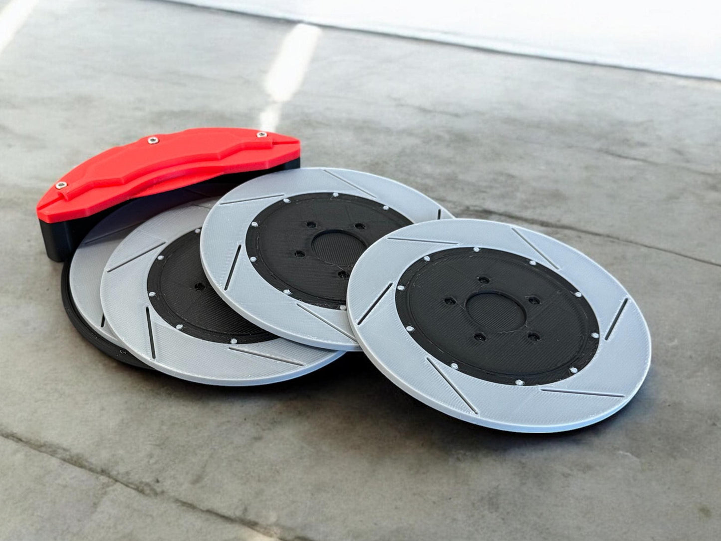 Brake Rotor & Caliper Coaster Set
