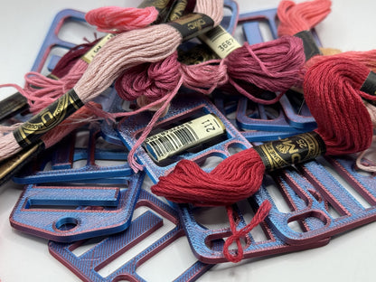 Cross Stitch Floss Drops – Thread Organizers for Cross-Stitch & Embroidery 3D printed Perfect fit DMC without taping