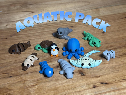 3D Printed Articulating Mini Animals - Specific Figurines